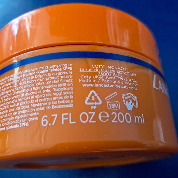 Lancaster Tinted Tan Deepener Tinted Jelly Sealed Closed 200ML - Picture 7 of 11